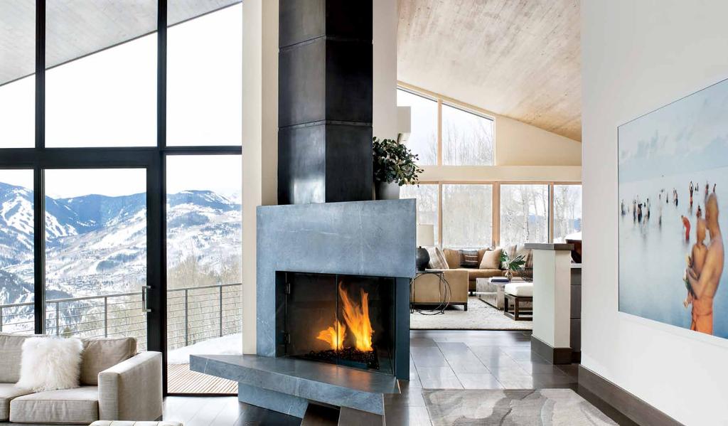 elegant expansion a fresh materials palette combined with opening rooms to the ski slope views revitalizes a mountain home.
