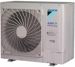 RXYSCQ-TV1 VRV IV S-series compact heat pump The most compact VRV Compact & lightweight single fan design makes the unit almost unnoticeable Covers all thermal needs of a building via a single point