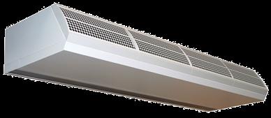 CYQS/M/L-DK-F/C/R Biddle air curtain for ERQ Connectable to ERQ heat pump ERQ is among the first DX systems suitable for connection to air curtains Free-hanging model (F): easy wall mounted