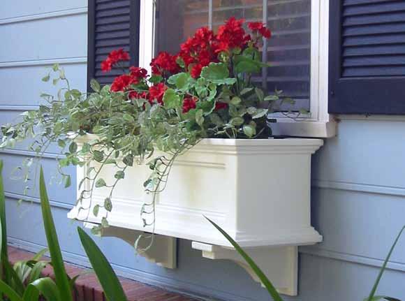Window Box Fairfield Window Box (5822) Inside dimensions are 32 L x 7.5 W x 8 D, outer dimensions 36 x 11 x 10.8, approximately 6.
