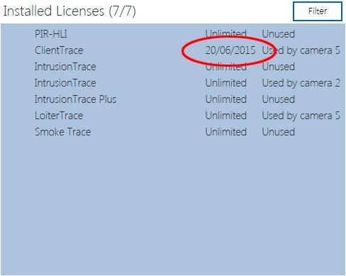 Xtralis Xchange Tool 10 Timed Licenses User Manual The list of licenses on a device indicates if a license is a perpetual license (no expiry date), or a timed license (with expiry date).