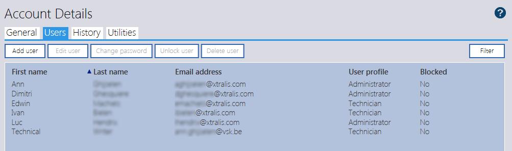 By default, the account group name = the email address of the first registered user in the group. Indicates if the account group is blocked.
