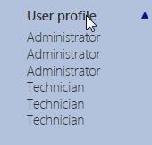 Xtralis Xchange Tool User Manual The user list contains the following information: Item First name/last name Email address User profile Blocked Description First and last name of the user Email