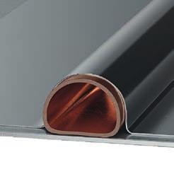 This is achieved 51,0 the pipe in the aluminium profile and on account of the 50,0large contact area of the pipe on