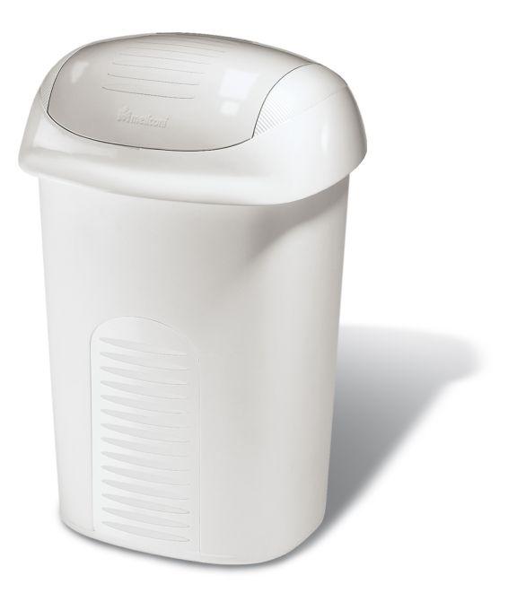 Plastic / Laundry Bins Multi-Purpose Swing Lid Plastic Bin A multi-purpose container with