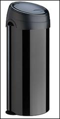 Soft Touch Bins De-Luxe Soft Touch Opening Bin Gloss Black 60 L 140005 Soft-Touch Opening