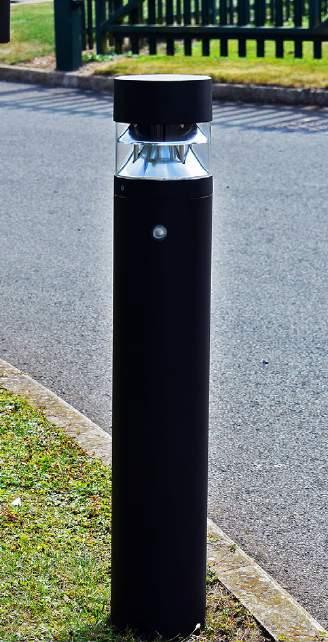 Parabola Commercial, vandal resistant bollard lights with a double 'parabolic reflector'