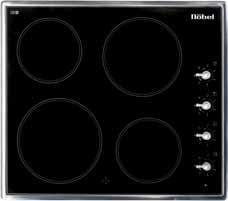 1 MJ/h VA04CAA Ceramic cooktop 60cm model 4 rapid response ribbon elements residual heat warning and element in use lights powerful