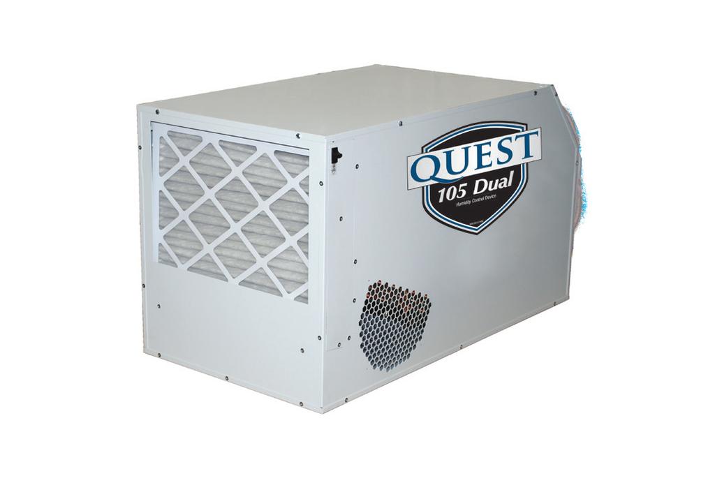 Quest Dry 105, 155, and 205 Dual Read and Save These Instructions This manual is provided to acquaint you with the dehumidifier so that installation, operation and maintenance can proceed