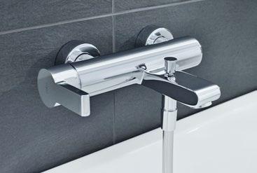 Clear shape for precision engineered bathroom taps: Hand shower