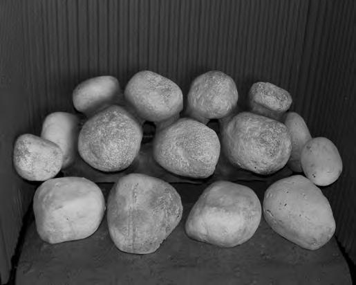 Addition the seven (7) small rocks.