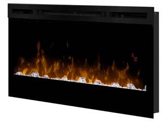 34" Linear Electric Fireplace BLF3451 Features Flame A blend of technology, artistry and craftsmanship the patented Dimplex LED flame technology creates the illusion of a true fire.