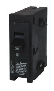 Located near the handle of the circuit breaker, the LEDs distinguish arcing faults, arcing to ground and over current