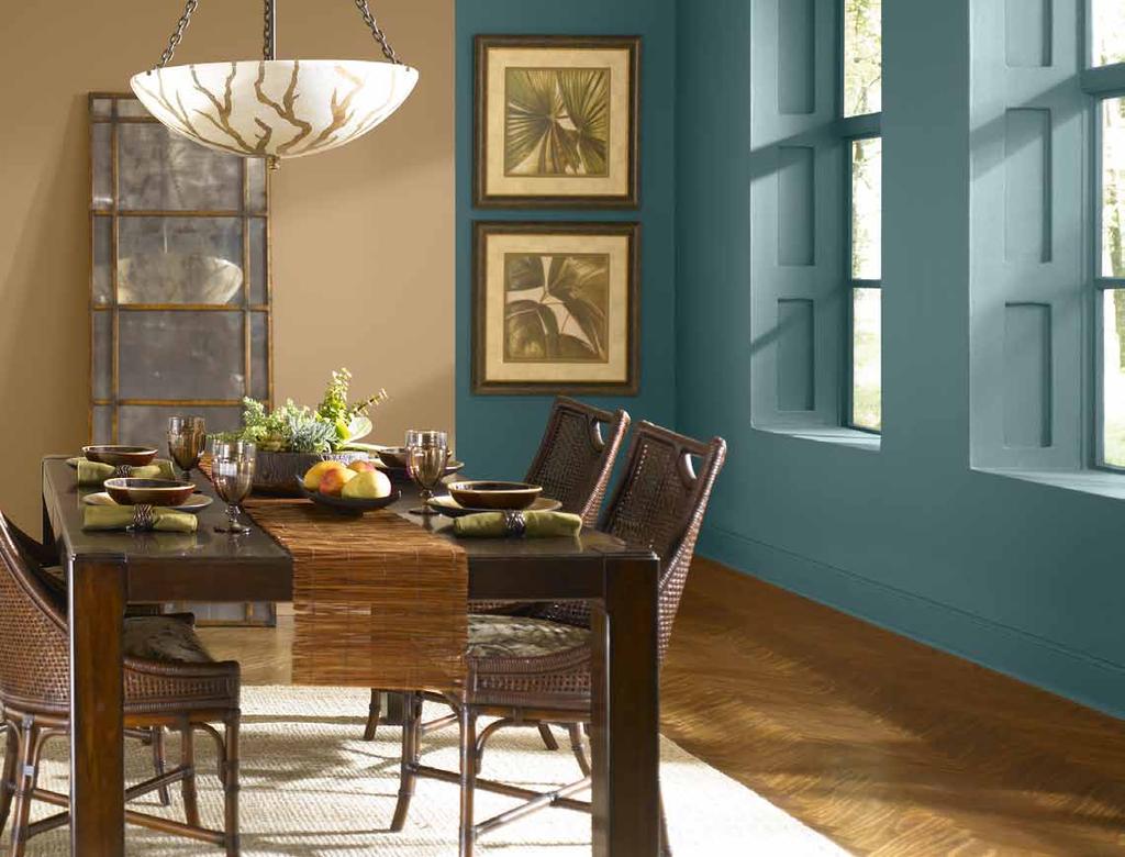 You ll notice that the lush teal wall color perfectly evokes images of the waves off Bali s beaches on a sultry