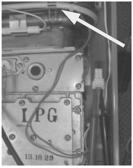 Check heat exchanger for cracks and/or separations. If there is nothing abnormal, replace the thermal fuse. (Service Procedure IGE-11, page 51) b.