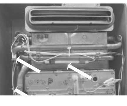 See third picture to the left for location of this element. These are white wires. rmal: 100 ~ 110 Ω If normal, proceed to ch