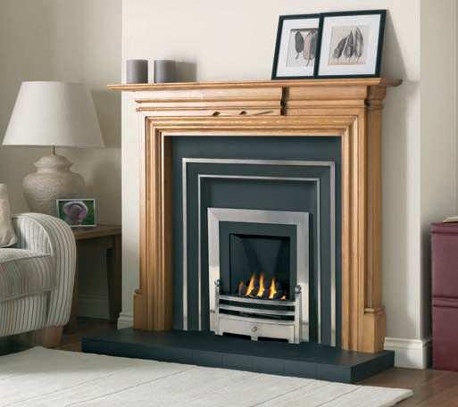 Kendal The Kendal is an attractive cast fascia with a standard fireplace opening allowing it to be used with a wide range of gas, electric or solid fuel insets.