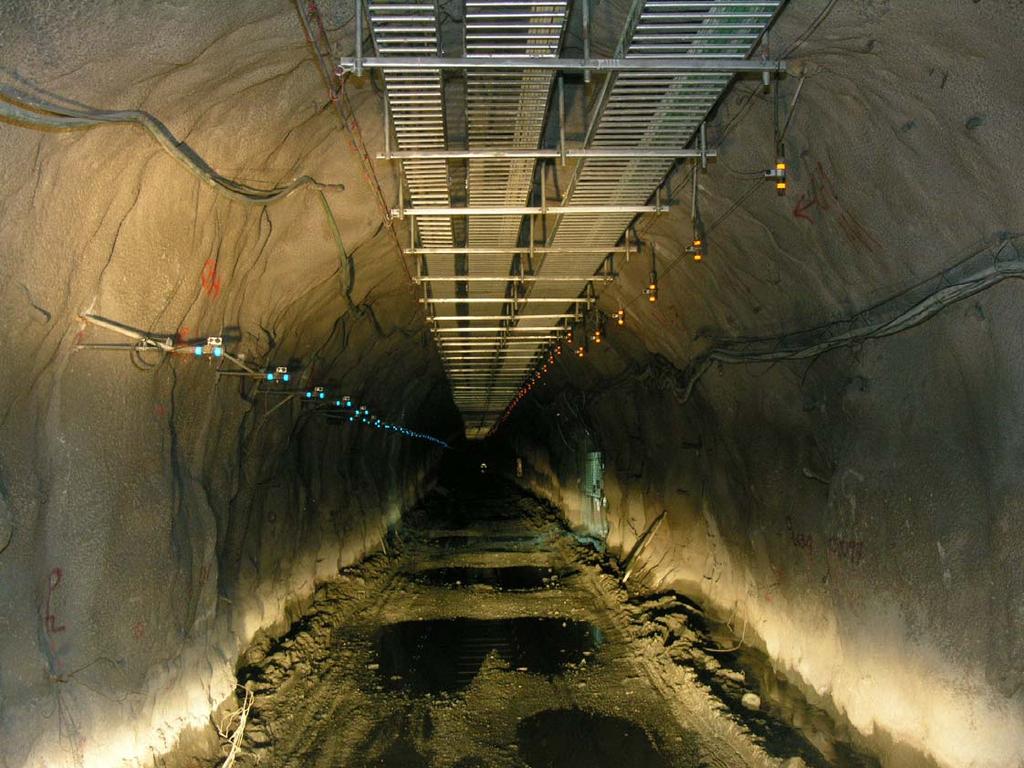 Appearance of ventilation tunnel after sensors were installed 35