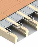 existing floors that provide no height build up and are suitable for ground or first floor installation.