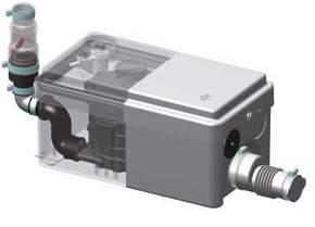 This two part kit with a powerful shower waste pump and a choice of three waste