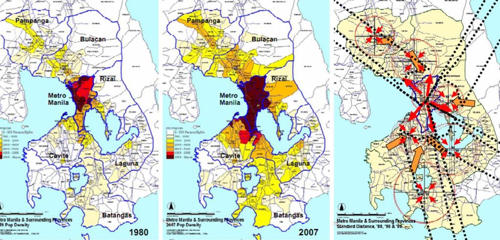 MEGA MANILA REGIONAL GROWTH PATTERNS Mega-Manila