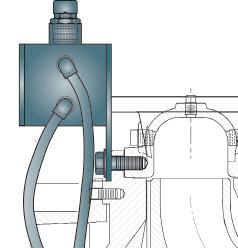 shaft so that shaft rotation provides circulation and subsequent ent cooling of the lubricant.
