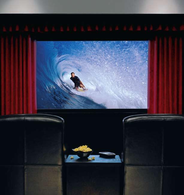 home theater Complement your home theater with the drama and wow factor of theater draperies to experience