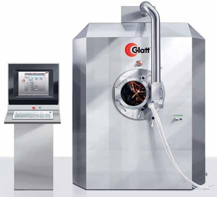 Glatt GC Master Innovative coating systems series: Affordable perfection The pharmaceutical, chemical and food industries appreciate products, in which the potential for savings is exploited by
