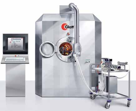 Both processes can be carried out on a GC Master, simply by exchanging the spray