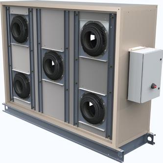 When floor space is at a premium, ECM fan array frees up valuable square footage for use where it s needed