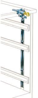 setbacks for inset and overlay applications Double door Type 250, lock both doors without the use