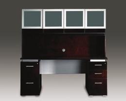 A BROAD SELECTION OF FREESTANDING CREDENZAS AND DESKS, ALONG WITH FULLY CONFIGURED SUITES ARE AVAILABLE.