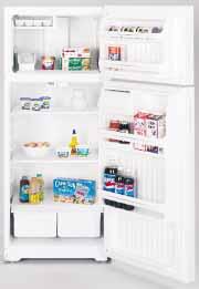 Top-Freezer B and A Series Models: 18 to 10 cu. ft.
