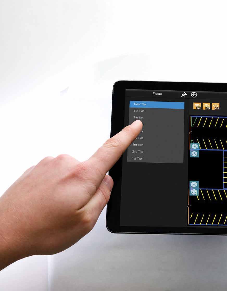 8 Lighting Control Systems Simplicity of Commissioning TekLink Cloud Kenall creates a layout and initial network structure and downloads the program onto a tablet.