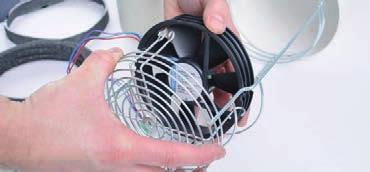 The ventilator can also be removed from the wire assembly after the removal of the ventilator sealing ring.