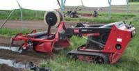 Implements for high tunnels Nolt s compact raised bed mulch layer on Toro Dingo