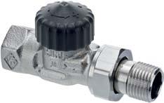 Standard thermostatic valve body without presetting Pressurisation & Water Quality Balancing &