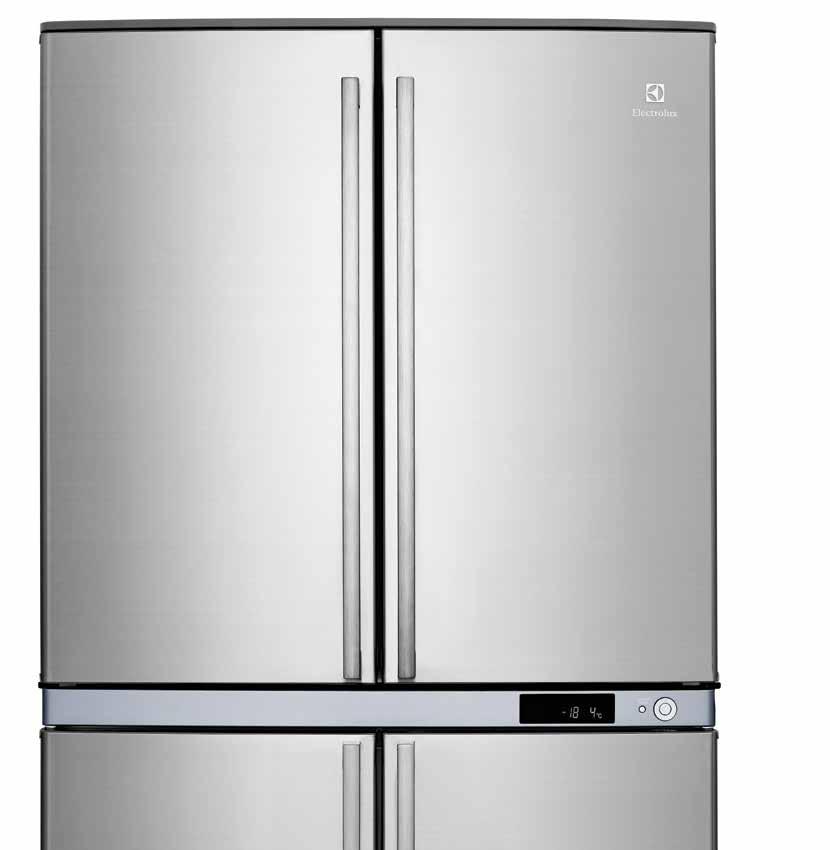 Cooling Four Door Perfect for those who love to entertain, the beautifully designed Electrolux Four Door fridge is a testament to innovative