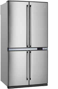 serve LED lighting Four Door Technical info Features EQE6207SD 620L four-door refrigerator with mark resistant stainless