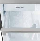 Create your ideal fridge interior with our flexible range of options including adjustable Spillsafe glass shelves, adjustable door bins and the clever