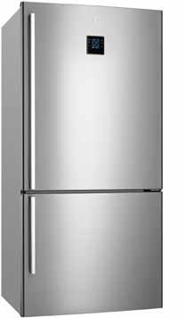 Bottom Mount Technical info Features EBM4300SD 430L bottom mount refrigerator with curved doors and bar handles FROST FREE MULTIFLOW 430 L 3 ENERGY Total gross capacity: 430L Energy Star Rating: 3