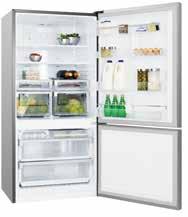 Cooling Side by Side ESE7007BF 700L side by side refrigerator with black acrylic doors and bar handles Technical info FROST FREE MULTIFLOW 700 L Cabinet dimensions 1753 (H) x 992 (W) x 612 (D)