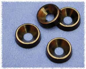 cup washers 1421E500W 500 metal cup washers 1421E1000W 1,000 metal cup washers Black plastic cup washers