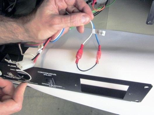 Disconnect the IPI/CP switch from IPI/CP wires.
