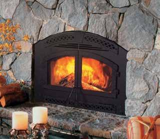appearance of a custom-built masonry fireplace all at a fraction of the cost.