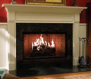 Available in viewing area widths of: 36, 42 heat outside air refractory Circulating Optional Standard Royal Hearth Enjoy blazing fires and impressive