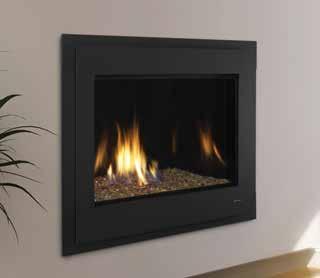 6000 Modern/ 8000 Modern The 6000 Modern / 8000 Modern delivers a dramatic yet elegant fireside experience. A large firebox with clean, bold lines accents contemporary decor.