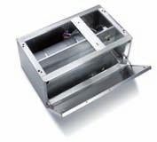 GW3060 AND GW4090 OPTIONALS STAINLESS STEEL BASES AND FRAMES B9040 Base for 90 cm wide models only.