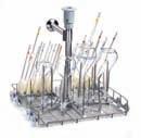 GW3060 AND GW4090 INJECTION WASHING ACCESSORIES LPT100DS Stainless steel pipette washing trolley with drying system connection for washing and drying of 100 pipettes with a capacity of 1 to 20 ml and
