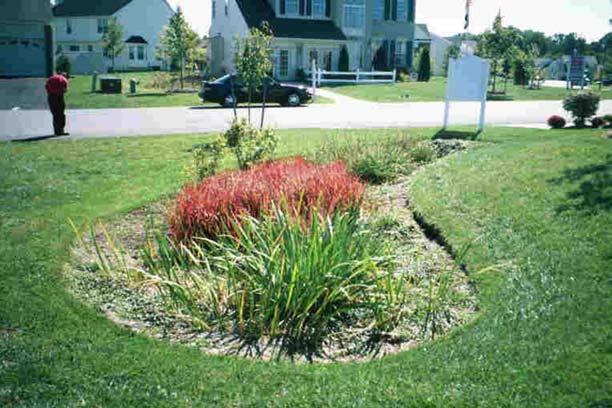 variety of applications: from small areas in residential lawns to extensive systems in large parking lots (incorporated into parking islands and/or perimeter